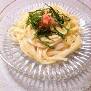 材料を混ぜるだけ簡単「クリーミー★明太うどん」